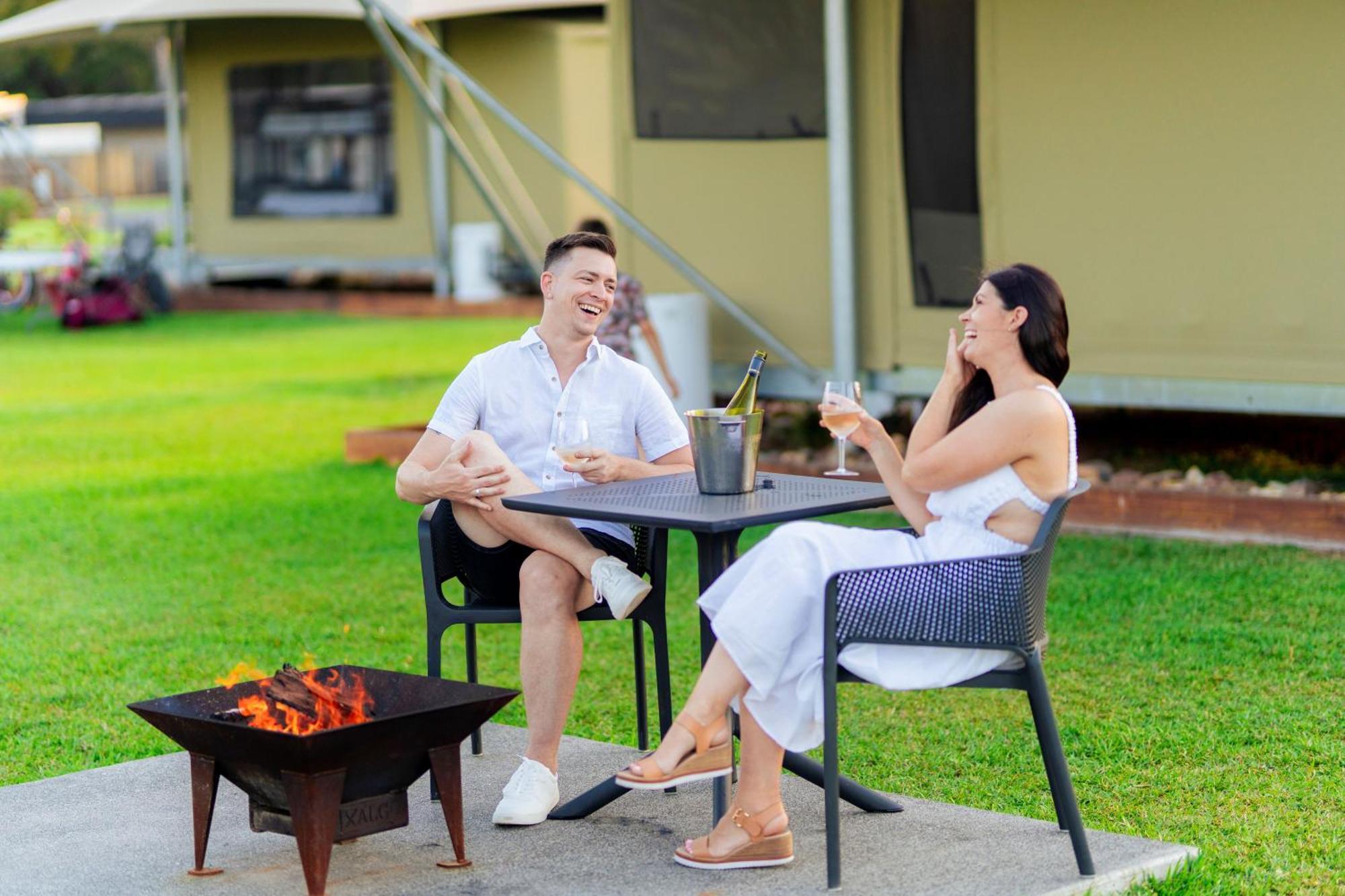 Luxury tent Habitat Noosa Cootharaba
